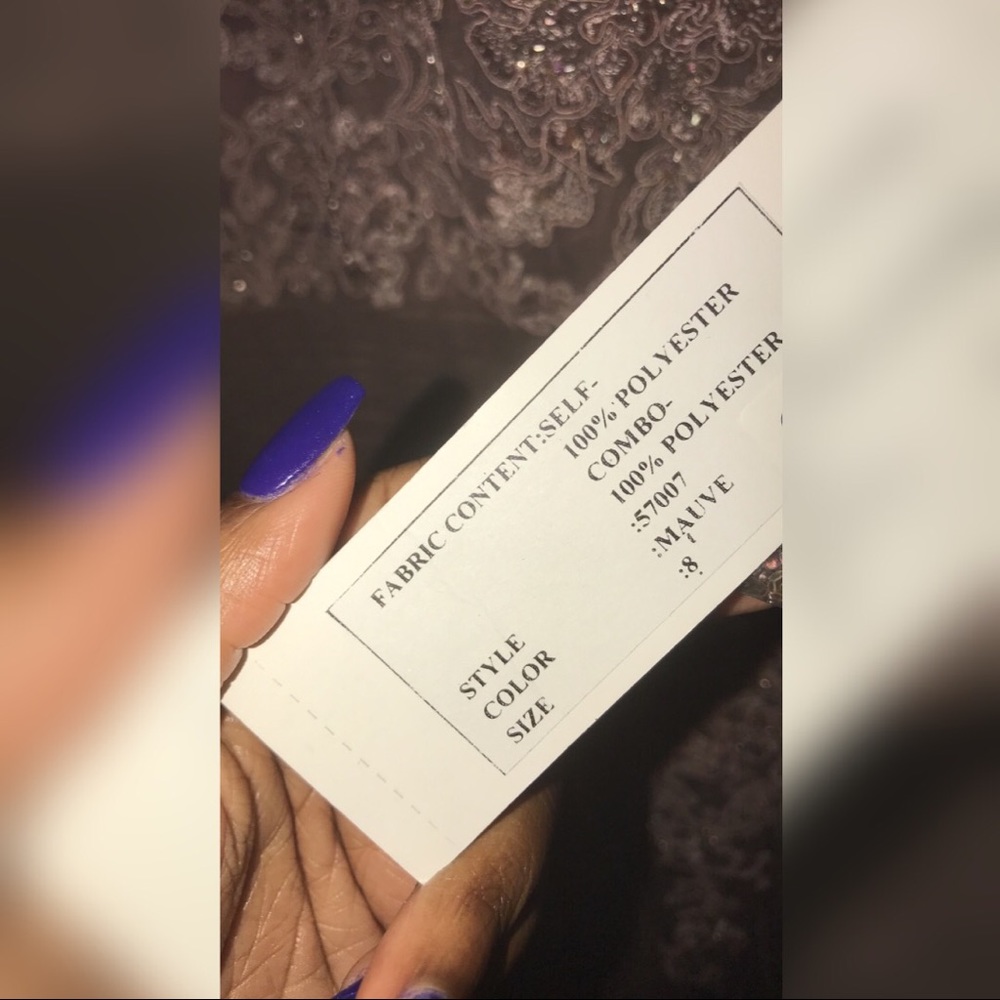 Ball Dress Brand New (MAUVE COLOR DRESS) - Picture 2 of 4